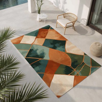 Olive Overture Indoor And Outdoor Area Rug