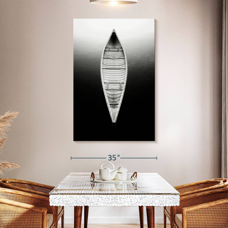 Mehar An Empty Canoe, 30" H x 20" W
