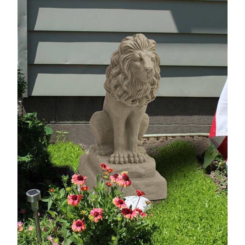 Statue de lion gardien Galena, Sable