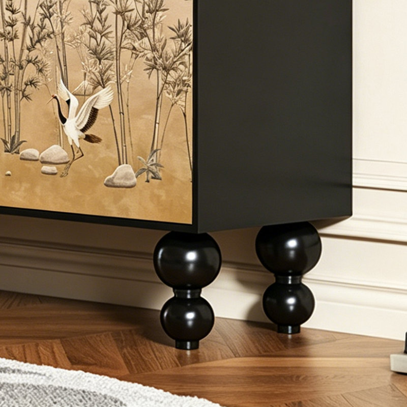 Solid Wood Decorative Cabinet for Entryway