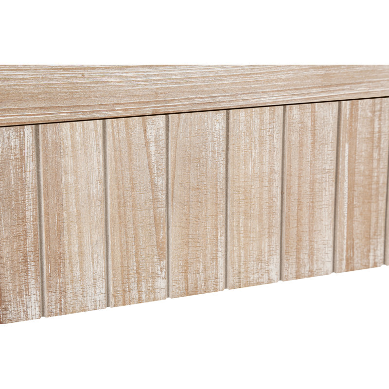 Console rétro, Bois naturel