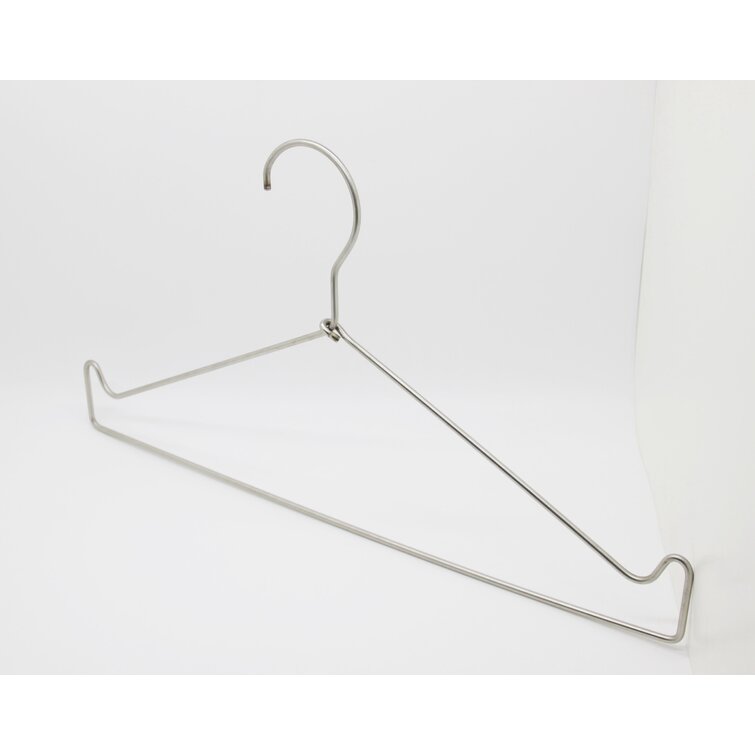 Stainless Steel Strong Metal Wire Hangers Clothes Hangers Everyday Hangers Rebrilliant