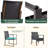 3 Piece Modern Wicker Bistro Set-279989680