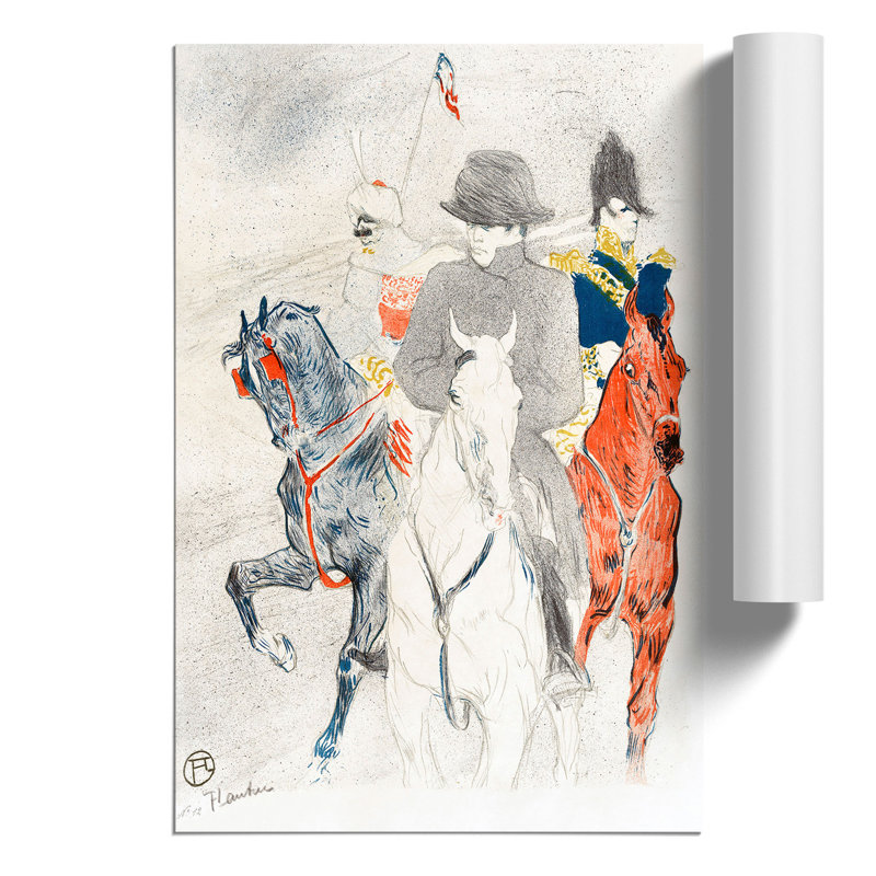 Napoleon by Henri de Toulouse-Lautrec - Unframed Painting, 84cm H x 59cm W x 0.1cm D