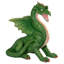 Statue ormarr dragon, monster of the drawbridge moat