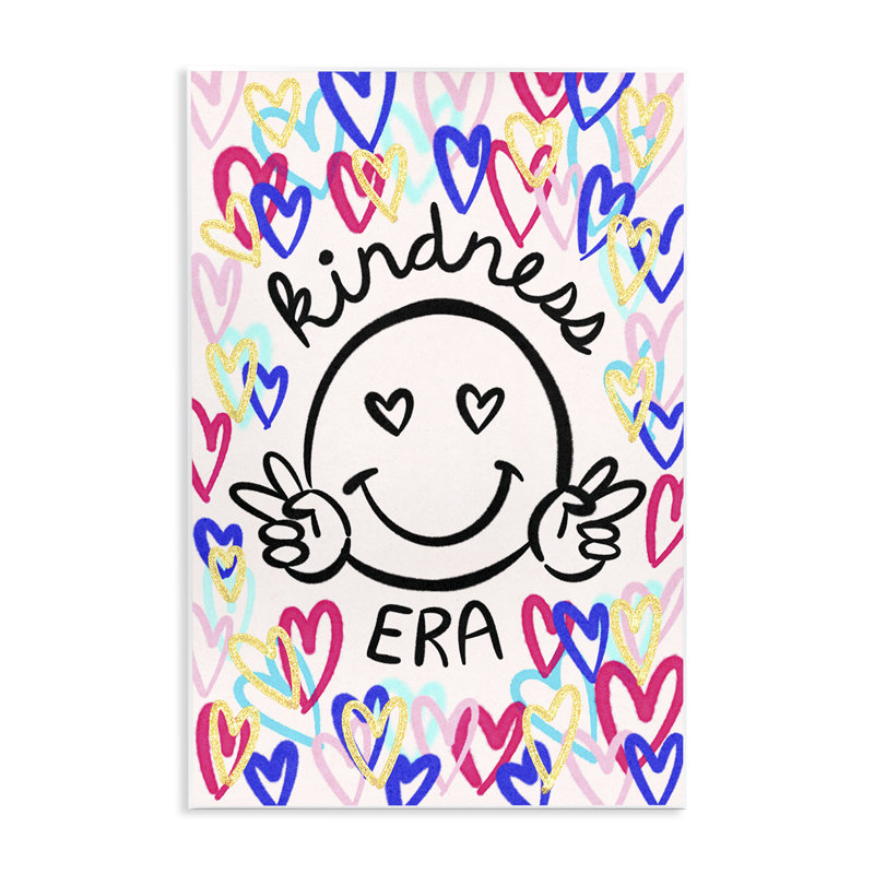 «Kindness Era on Hearts» par JJ Design House, LLC., H 15 po x l 10 po