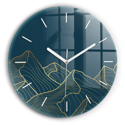 Glass Wall Clock