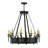Knighton 10 - Light Wagon Wheel Chandelier
