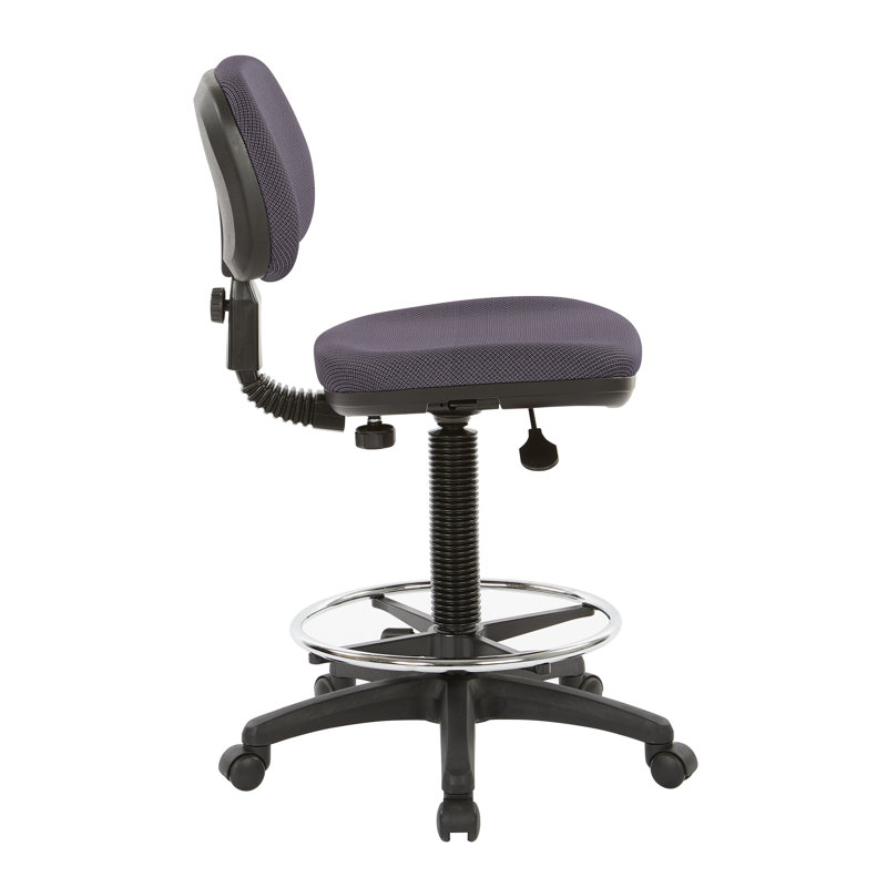 Work Smart Drafting Chair, Diamond - Jet