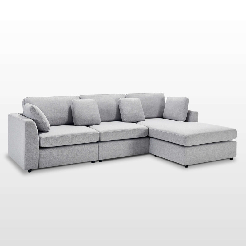 Wauseon 2 - Piece 108.7" Upholstered L Shape Sofa with Convertible Chaise