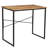 Solid Wood Top Metal Base Writing Desk