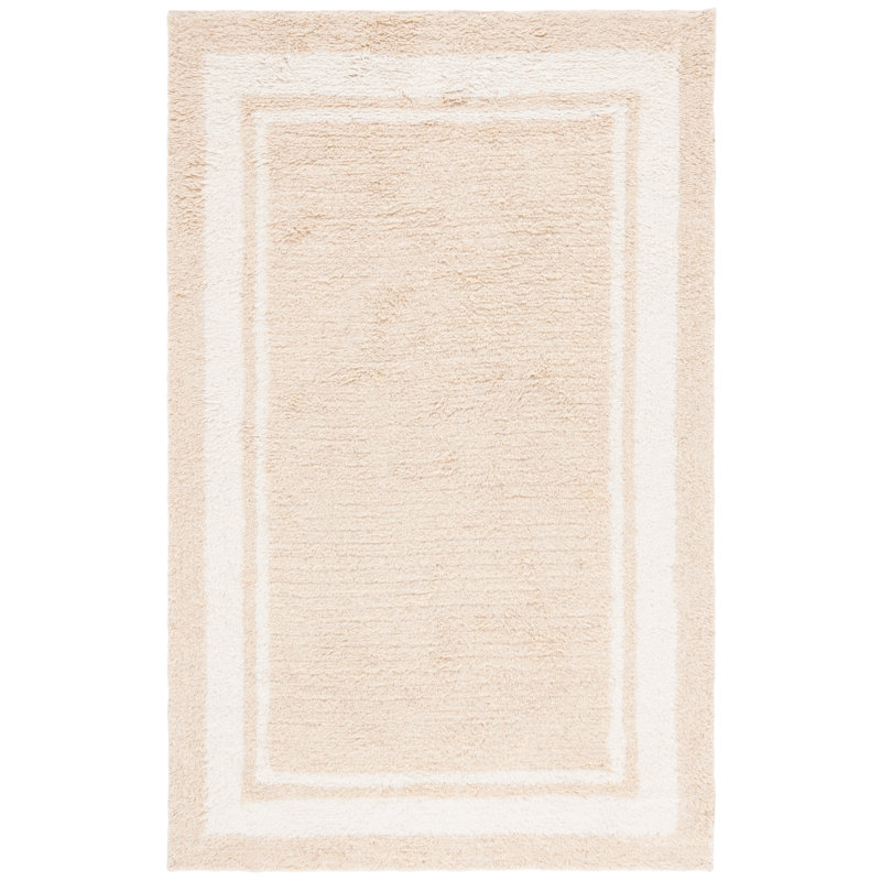 Asloune 217 Hand Tufted Wool Pile Geometric Indoor Use Only Rug, Runner 2'3" x 8'