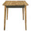 Memmel Natural Sheesand Black Counter Height Table