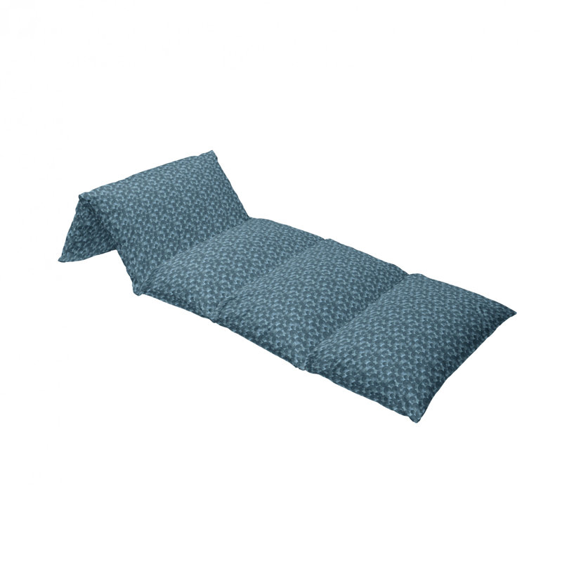Housse de coussin d'extérieur à cercles imbriqués à pois, H 2 po x l 27 po x P 88 po