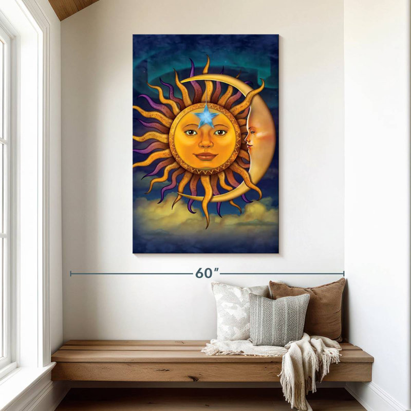 Oberle Sun Moon, 48" H x 32" W