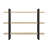 Manfreda 3 Tier Floating Accent Shelf