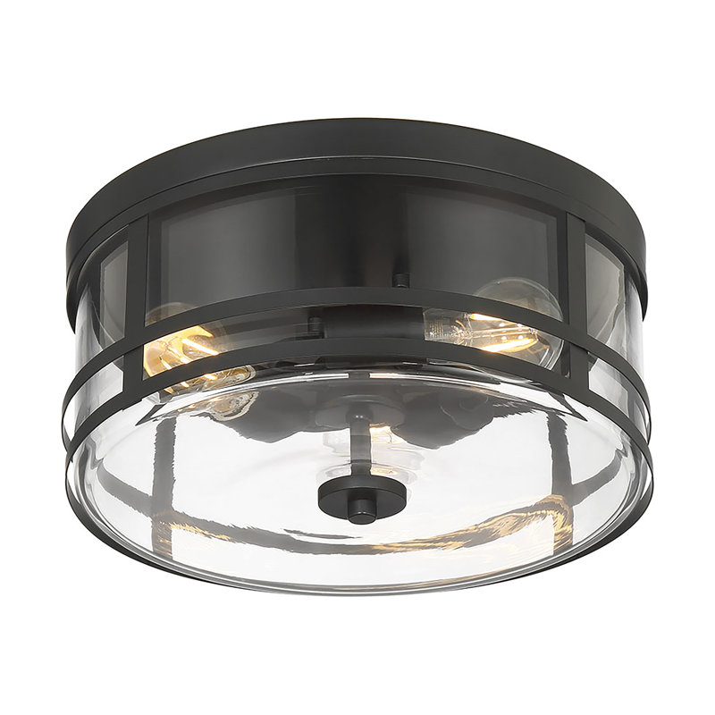 Plafonnier encastré 3 lumières Lunden, Noir mat