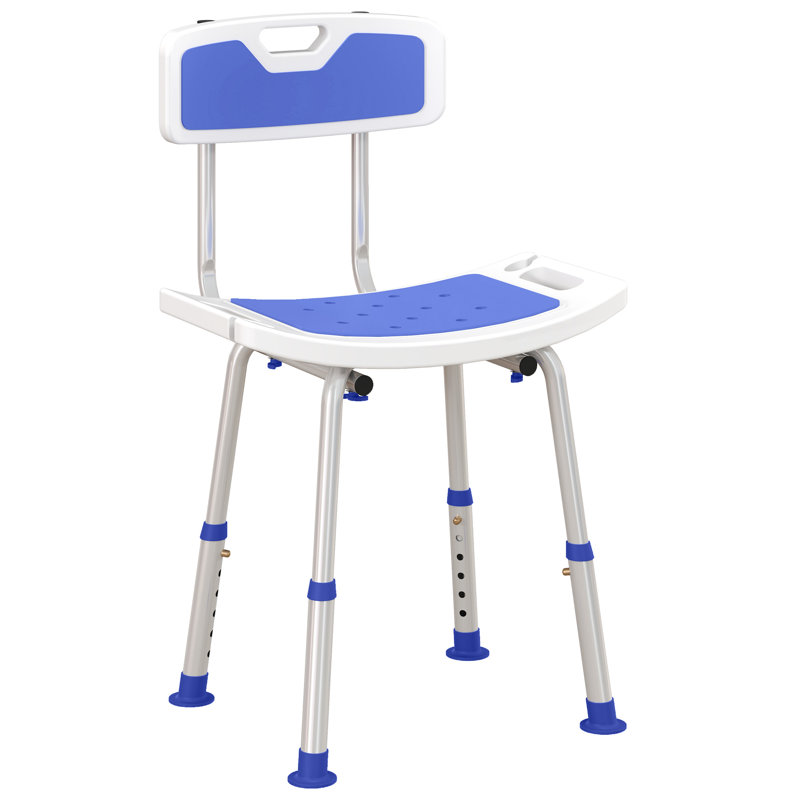Shower Stool, Blue