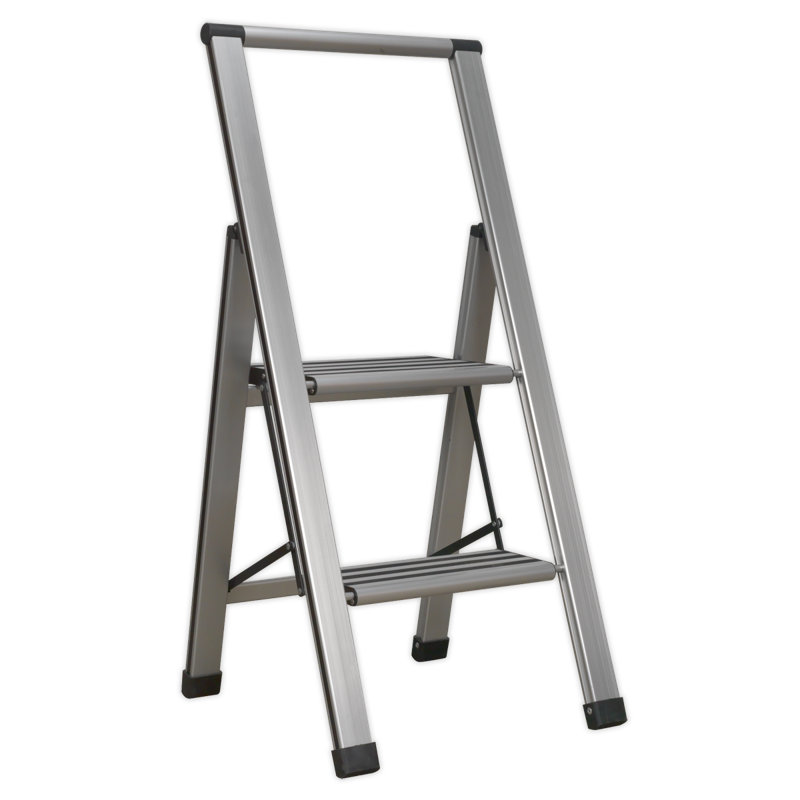 Kamdyn 2- Step Aluminium Lightweight Folding Small Step Ladder