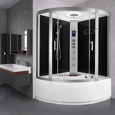 Vidalux Lisbon 1350 Steam Shower Whirlpool 1350 x 1350