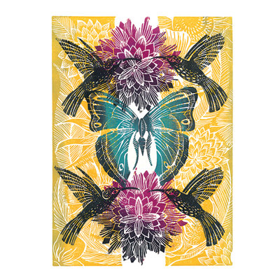Hummingbirds by Amanda Colville - Print