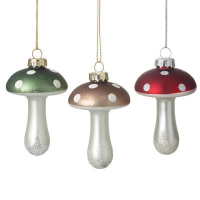 9cm Glass Hanging Figurine Ornament