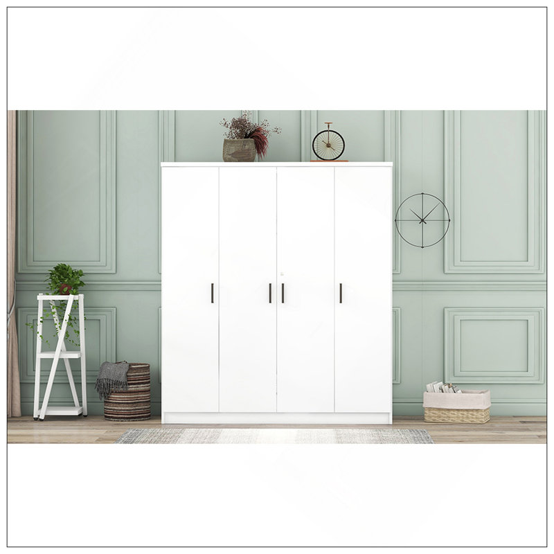 4-Door Wardrobe With 1 Drawer