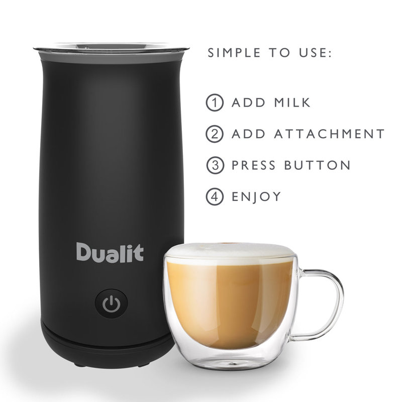 Dualit Handheld Milk Frother, Black