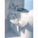 Starck 3 Ceramic 20" Wall Mount Bathroom Sink with Overflow