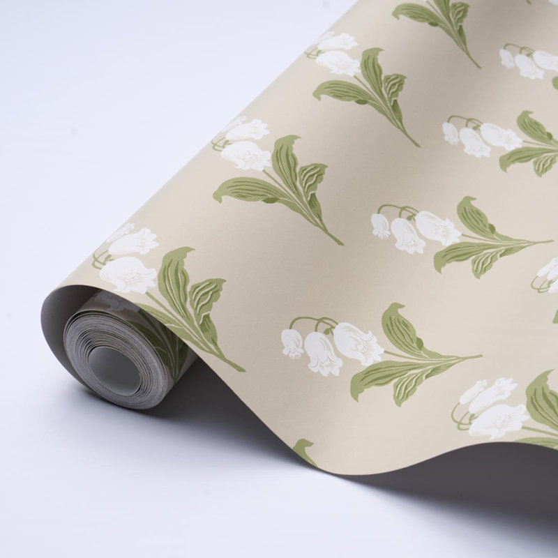 Papier peint Lily of the Valley, Vert