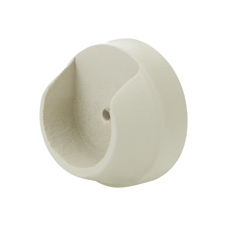Keswick Wood Rod Socket, French Grey, 5.0cm