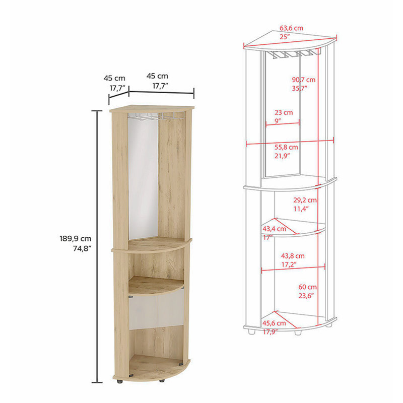 Cabinet décoratif, Beige