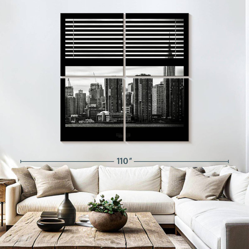 Sireci Window To New York, 74'' H x 74'' W