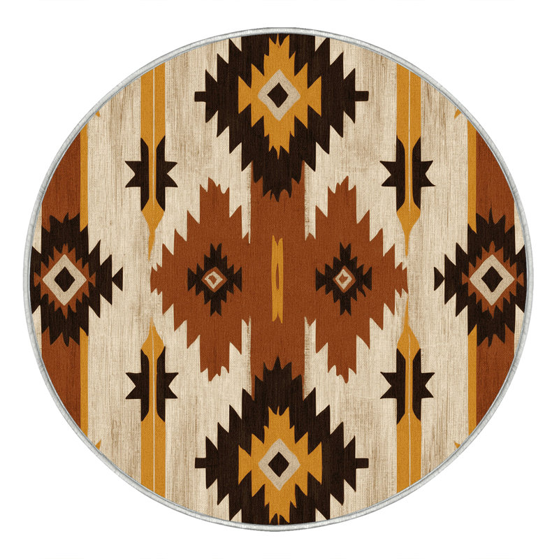 Tumbleweed Trail Rug, Round 4'