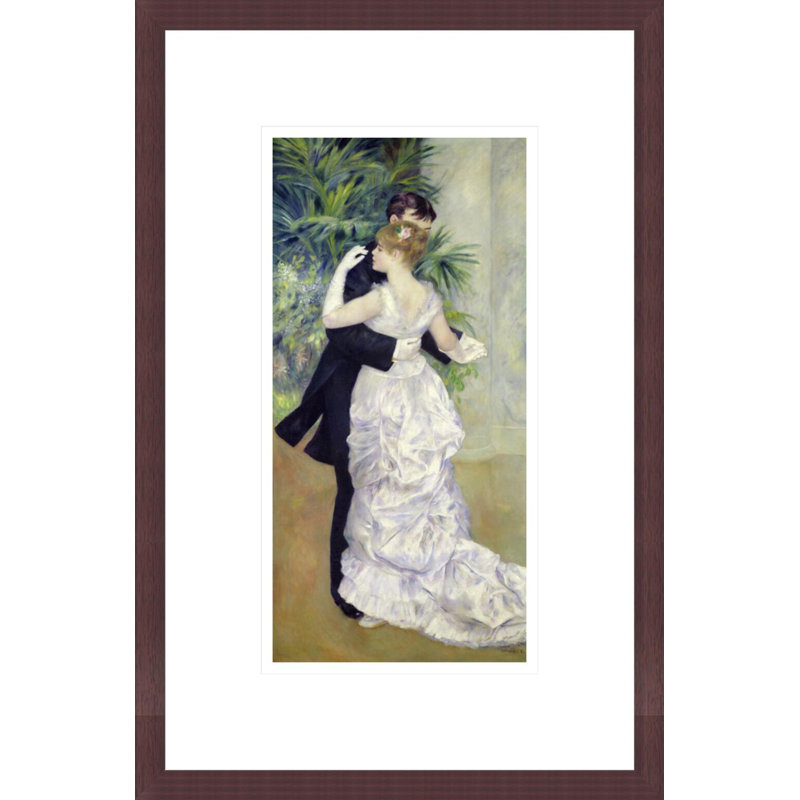 «Dance in the City» par Pierre-Auguste Renoir, impression giclée encadrée, H 16,75 po x l 11,07 po