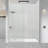 Boivin Stationary 30" x 76" Frameless Fixed Glass Panel-868590763