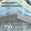 Matelas en mousse viscoélastique givrée 14 po Sweetnight CoolNest Pro, support moyen à 7 zones, CertiPUR-US-399129720-399129721