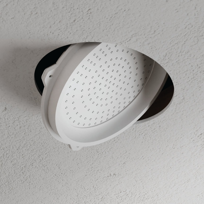 Rainstone Paintstone - Paintable Ceiling Rain Shower, Oval