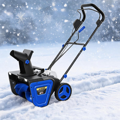 20" Cordless Snow Blower, 12" Deep Clearing, with LED Lights