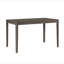 Élégante table de salle à manger à hauteur de comptoir 6 pièces avec banc et chaises
