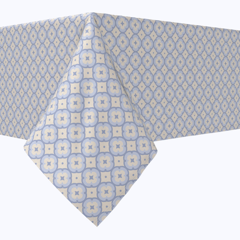 Geometric Décor Cotton Rectangles, 84" x 52"
