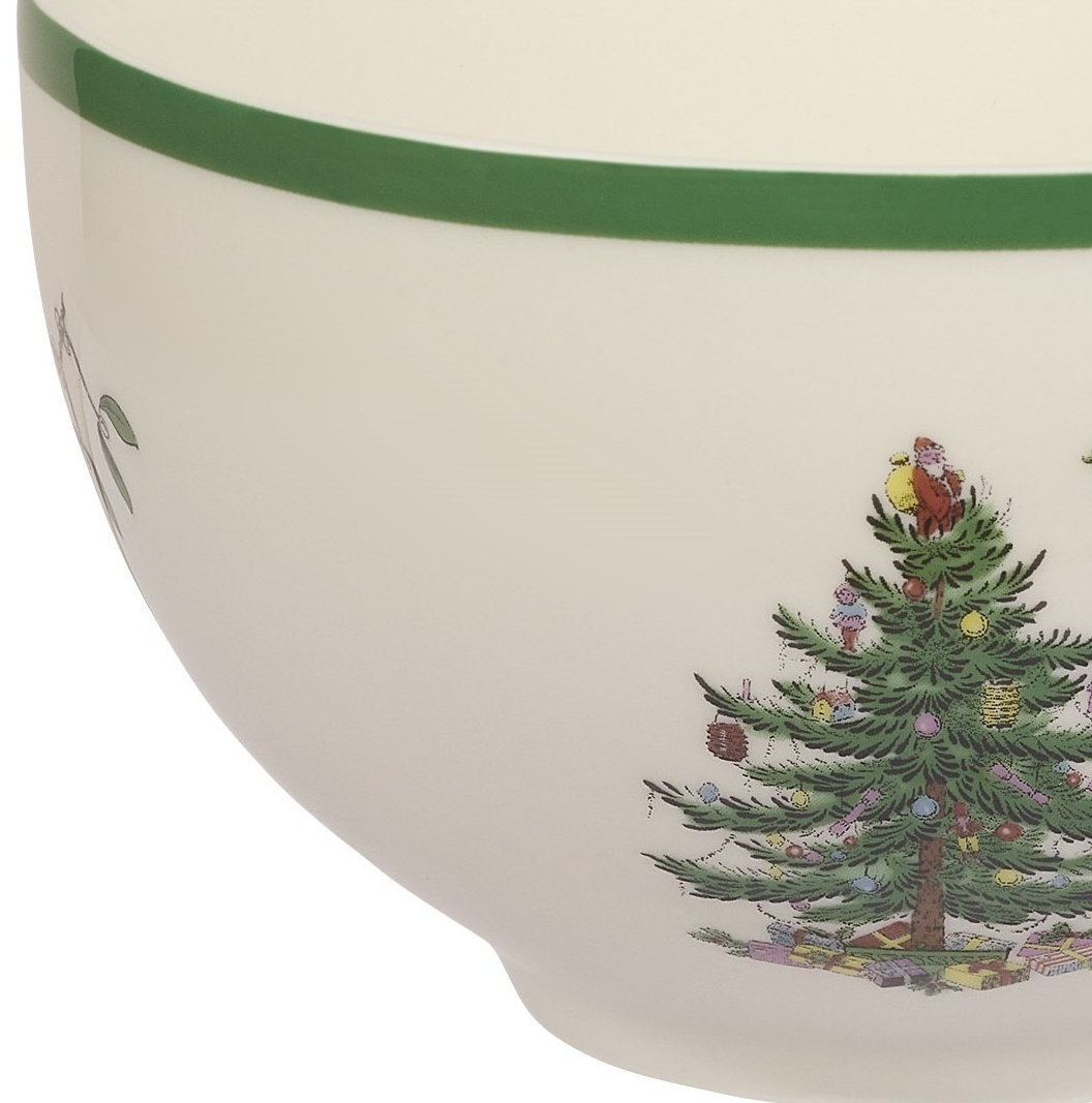 Spode Christmas Tree Earthenware Rice Bowl