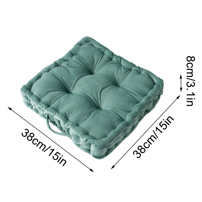 Coussin de siège Coussin de sol épais avec poignées, de profondeur