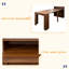 Table de salle à manger avec rangement solide et moderne-129225885-129225889