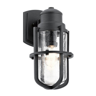 Lakemont Black Outdoor Wall Lantern