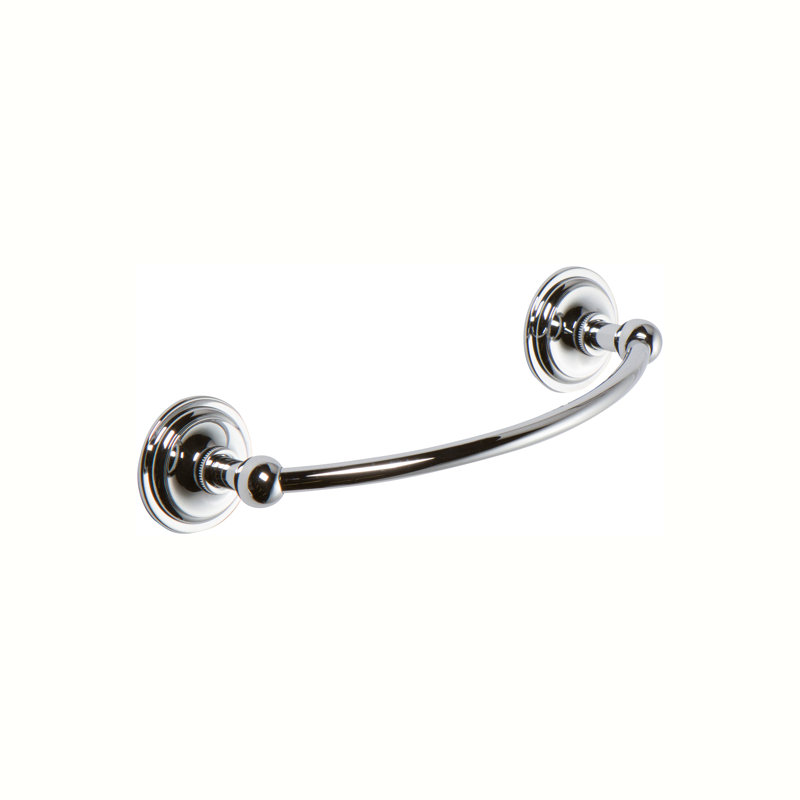 London Terrace 8" Towel Bar, Polished Chrome
