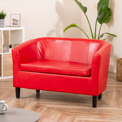 Laci-Mai 2 Seater Faux Leather Sofa