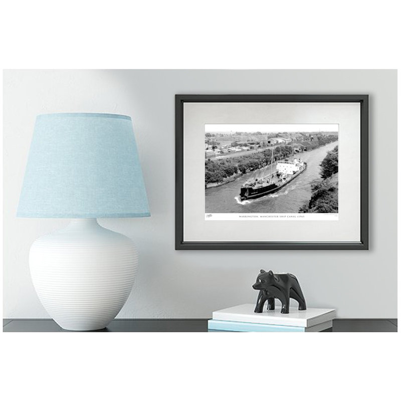 Warrington, Manchester Ship Canal C1965 - Single Picture Frame Print, 45cm H x 60cm W x 2.3cm D