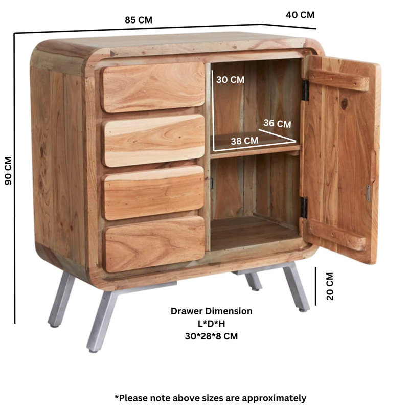 Nueva Vista 85cm Sideboard