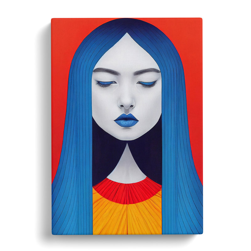 Abstract Face Of A Woman No.1, 50cm H x 35cm W x 3cm D